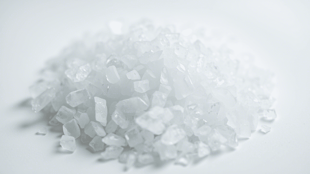 Anaiyiravu Uppu - Close-up of pure sea salt crystals from Sri Lankan coast